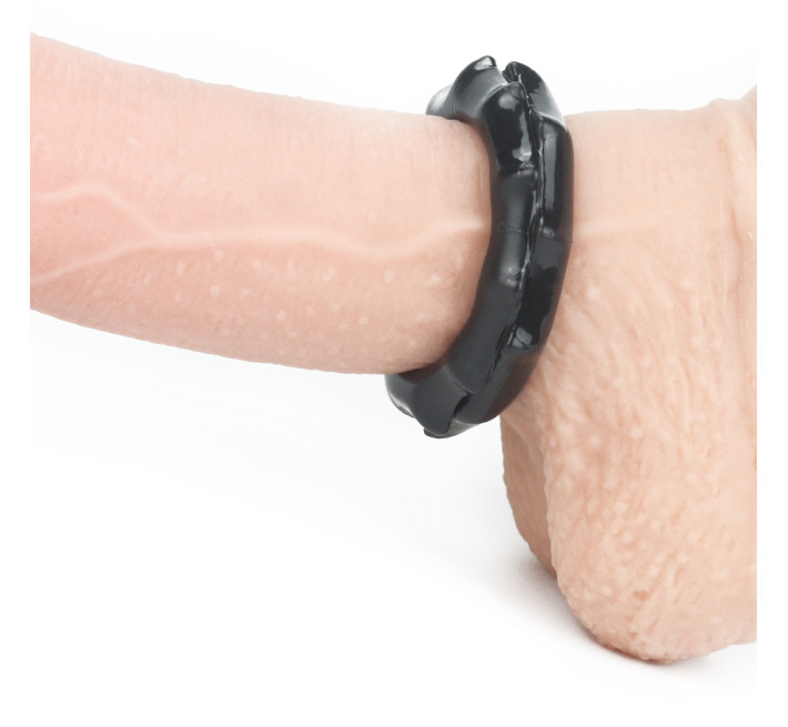 Эрекционное кольцо LoveToy Power Plus Cockring Черное