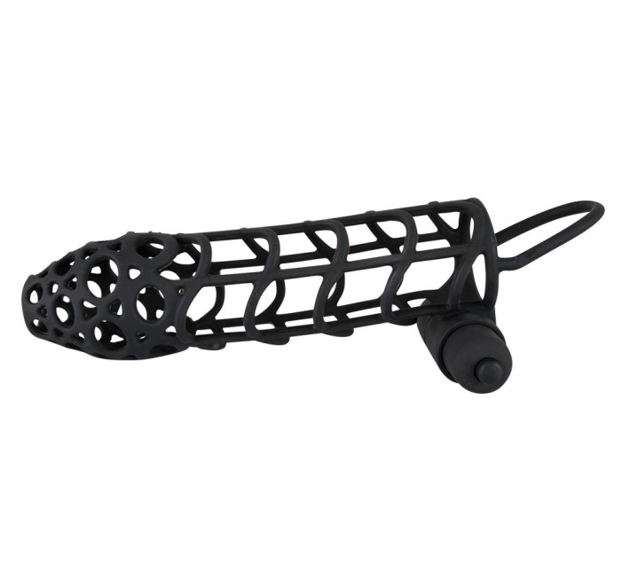 Насадка на член Black Velvets Silicone Sleeve M Чорна