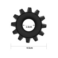 Ерекційне кільце LoveToy Power Plus Cockring 3 Чорне