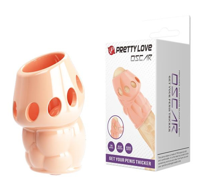 Насадка на член Pretty Love Oskar Penis Thicker Flesh