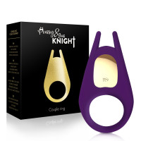 Ерекційне віброкільце Rianne S: The Pussy & The Knight Couple Ring, 10 режимів роботи
