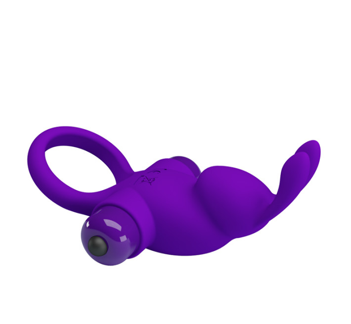 Эрекционное кольцо Pretty Love Vibrant Penis Ring I Purple