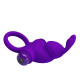 Эрекционное кольцо Pretty Love Vibrant Penis Ring I Purple