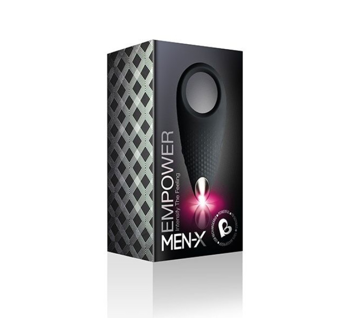 Эрекционное кольцо с вибрацией Rocks Off Empower Черное