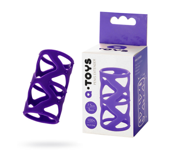 Насадка на пеніс Toyfa A-TOYS 768004 Фіолетова