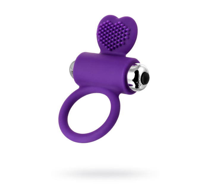 Віброкільце з віями Toyfa JOS PERY 9 см Фіолетове