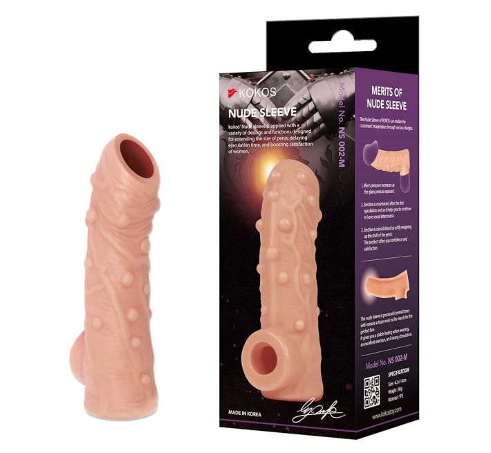 Насадка на член Kokos Nude Sleeve NS 002 L