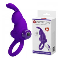 Эрекционное кольцо Pretty Love Vibrant Penis Ring I Purple