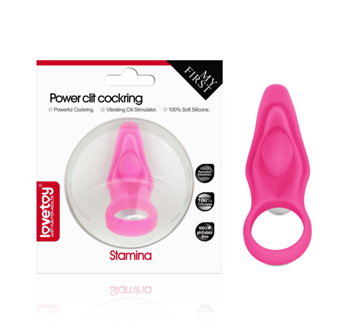 Ерекційне кільце LoveToy Power Clit Cockring LVTOY176