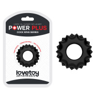Ерекційне кільце LoveToy Power Plus Cockring Чорне Ерекційне кільце LoveToy Power Plus Cockring Чорне