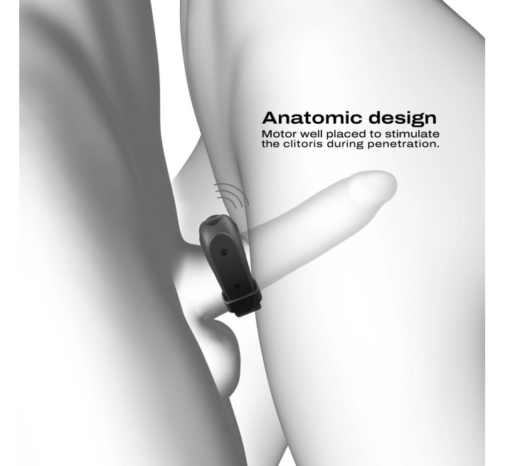 Ерекційне віброкільце Dorcel Fit Vibe Ring, регульований діаметр 4–5,7 см, 10 режимів