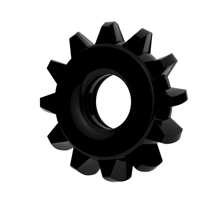 Эрекционное кольцо LoveToy Power Plus Cockring 3 Черное