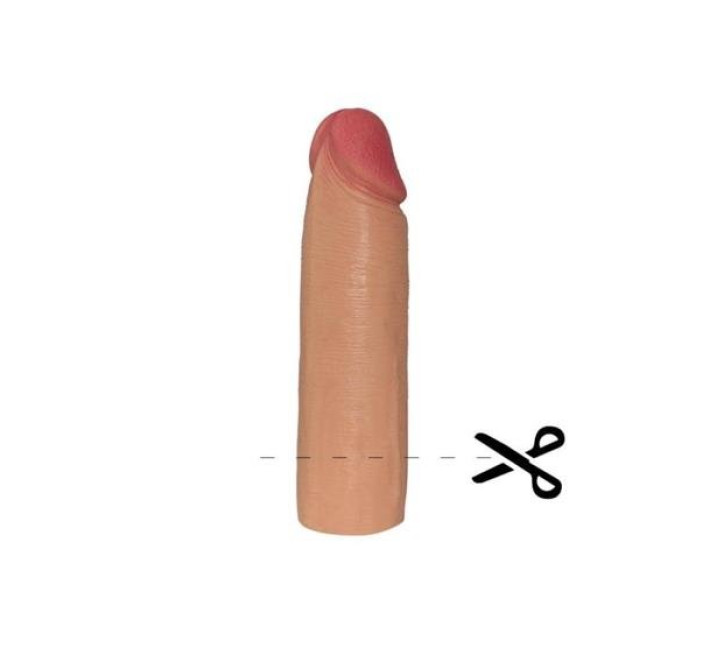 Насадка на член LoveToy Revolutionary Silicone Nature Extender Add 1 Flesh 138