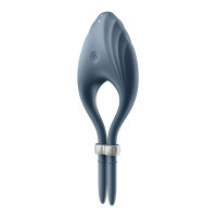 Эрекционное виброкольцо-лассо Satisfyer Duelist Dark Blue, 10 режимов, мощный мотор