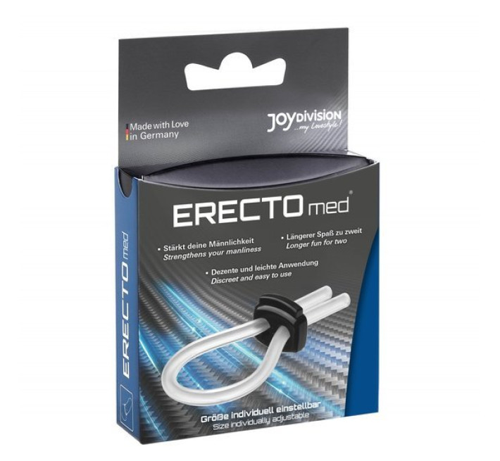 Эрекционное кольцо Joydivision erectoMed ring Белое