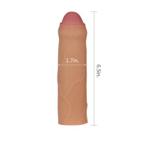Насадка на член LoveToy Revolutionary Silicone Nature Extender Add 1 Flesh 139
