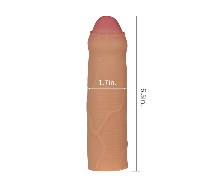 Насадка на член LoveToy Revolutionary Silicone Nature Extender Add 1 Flesh 139