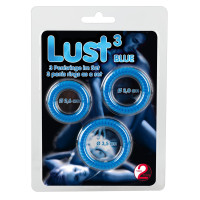 Набір ерекційних кілець You2Toys Lust 3 Blue Набір ерекційних кілець You2Toys Lust 3 Blue