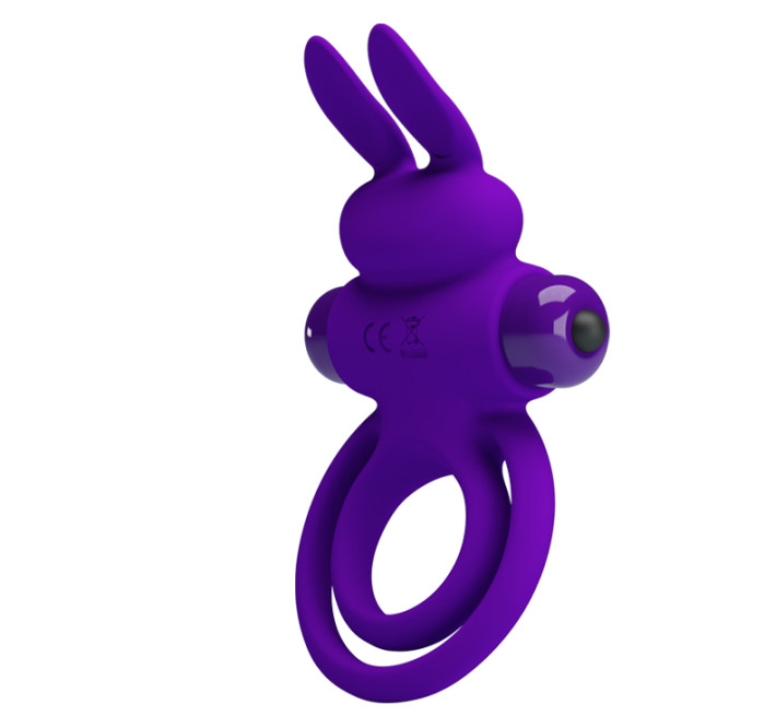 Эрекционное кольцо Pretty Love Vibrant Penis Ring 3 Фиолетовое