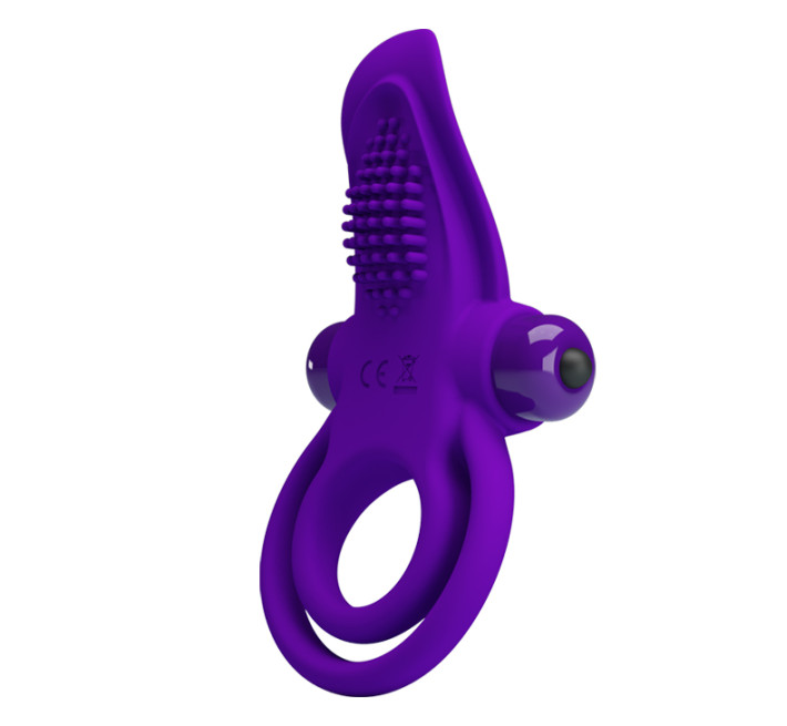 Эрекционное кольцо Pretty Love Vibrant Penis Ring Purple