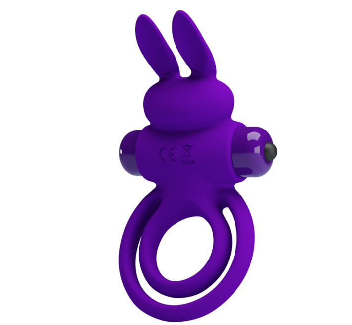 Эрекционное кольцо Pretty Love Vibrant Penis Ring 3 Фиолетовое