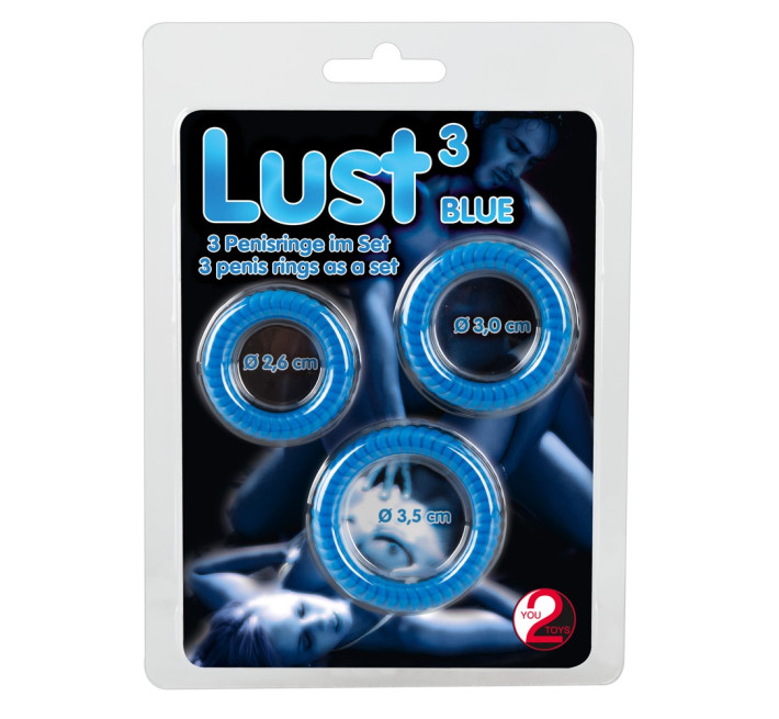 Набір ерекційних кілець You2Toys Lust 3 Blue