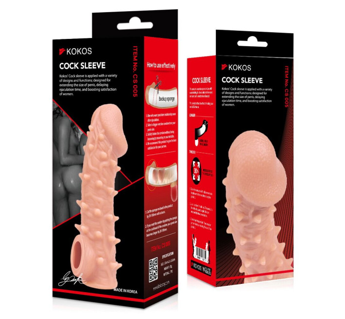 Насадка на член Kokos Cock Sleeve CS 005 M