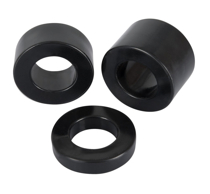 Ерекційні кільця Rebel Ball Stretching Kit Чорні