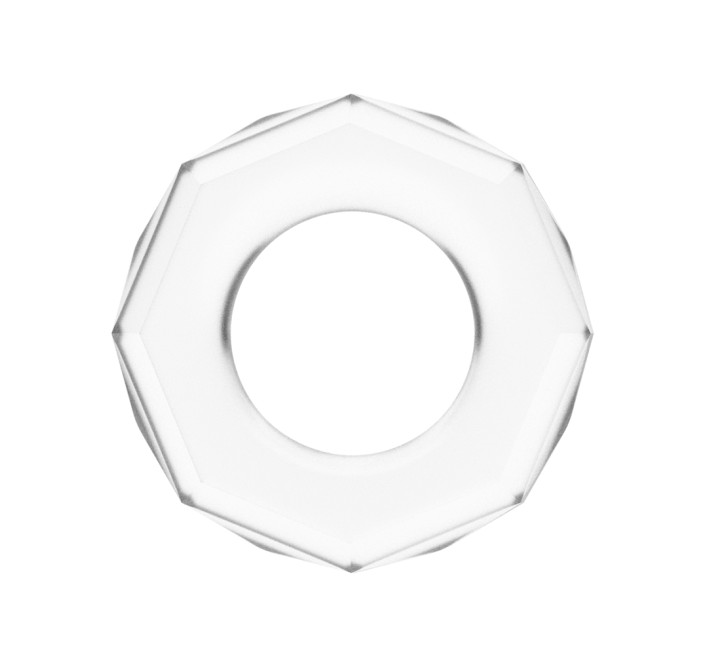 Эрекционное кольцо LoveToy Power Plus Cockring 4 Прозрачное