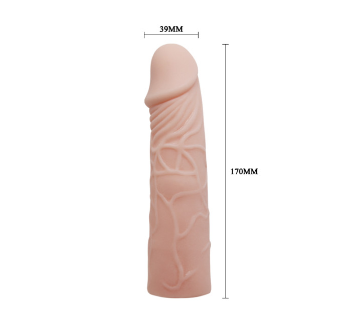 Насадка на член LyBaile Penis Sleeve Flesh 6 inch Телесная
