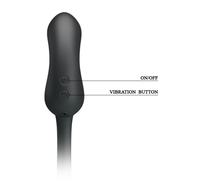 Насадка на член Pretty Love Hercules Penis Sheath Черная BI0556