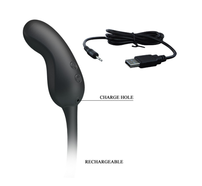 Насадка на член Pretty Love Hercules Penis Sheath Черная BI0556