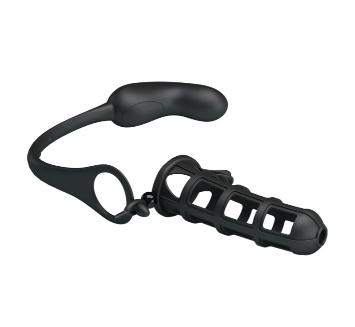 Насадка на член Pretty Love Hercules Penis Sheath Черная BI0556