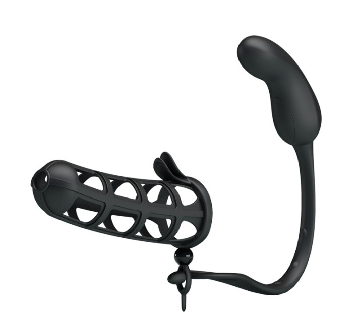 Насадка на член Pretty Love Hercules Penis Sheath Черная BI0556