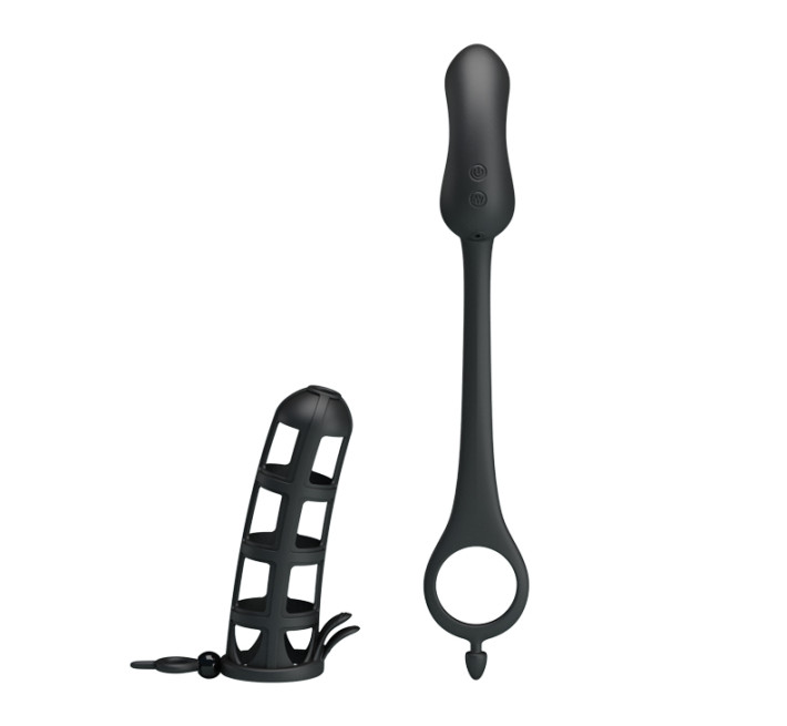 Насадка на член Pretty Love Hercules Penis Sheath Черная BI0556