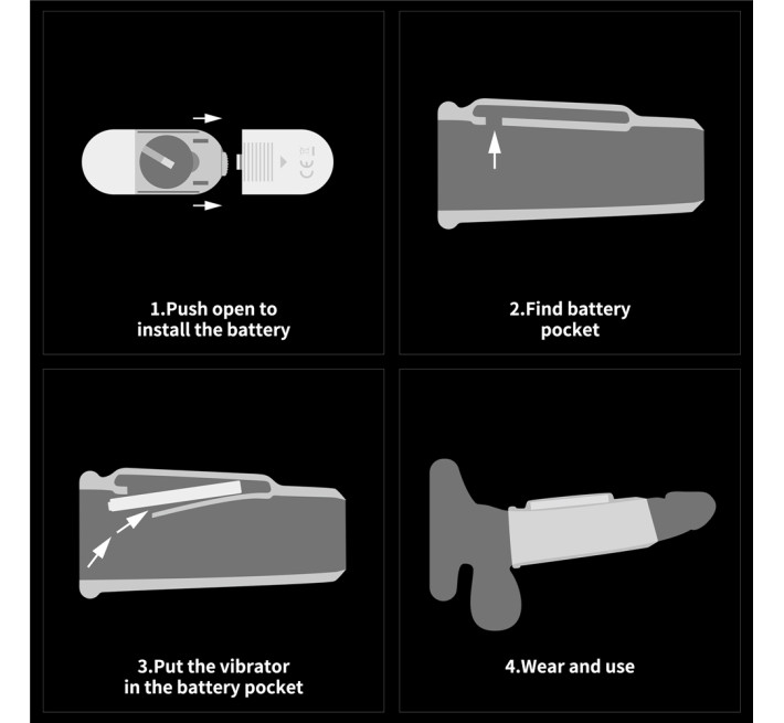 Насадка на член LoveToy Vibrating Spiral Knights Ring White