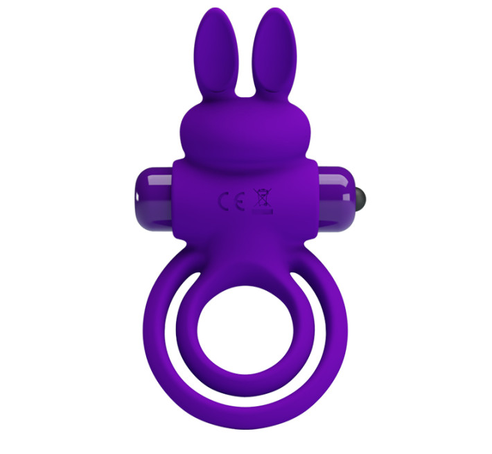 Эрекционное кольцо Pretty Love Vibrant Penis Ring 3 Фиолетовое