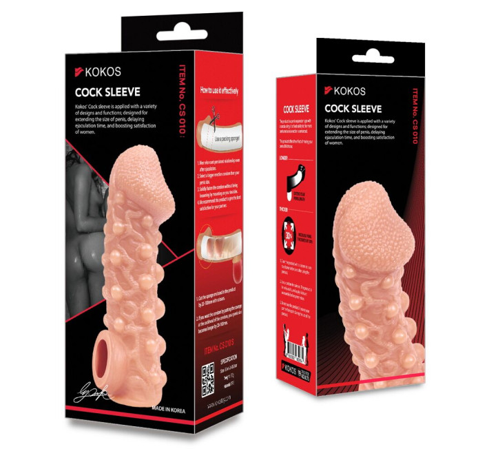 Насадка на член Kokos Cock Sleeve CS 010 M