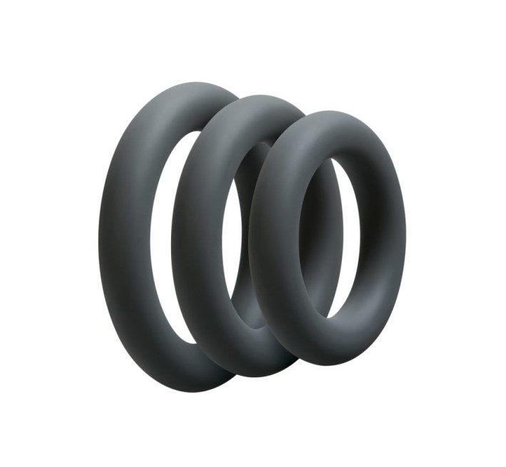 Набір ерекційних кілець Doc Johnson OptiMALE 3 C-Ring Set Thick