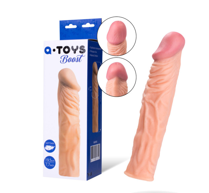 Насадка на член Toyfa Sleeve Softskin Телесная 00863005