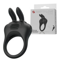 Ерекційне кільце Pretty Love Davion Penis Ring Black