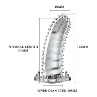 Насадка на член LyBaile Penis sleeve Crystal Насадка на член LyBaile Penis sleeve Crystal