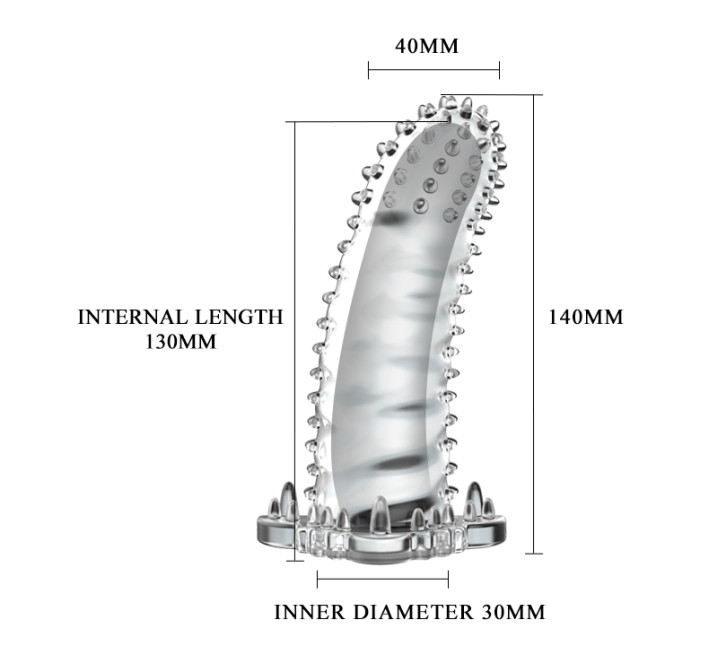 Насадка на член LyBaile Penis sleeve Crystal