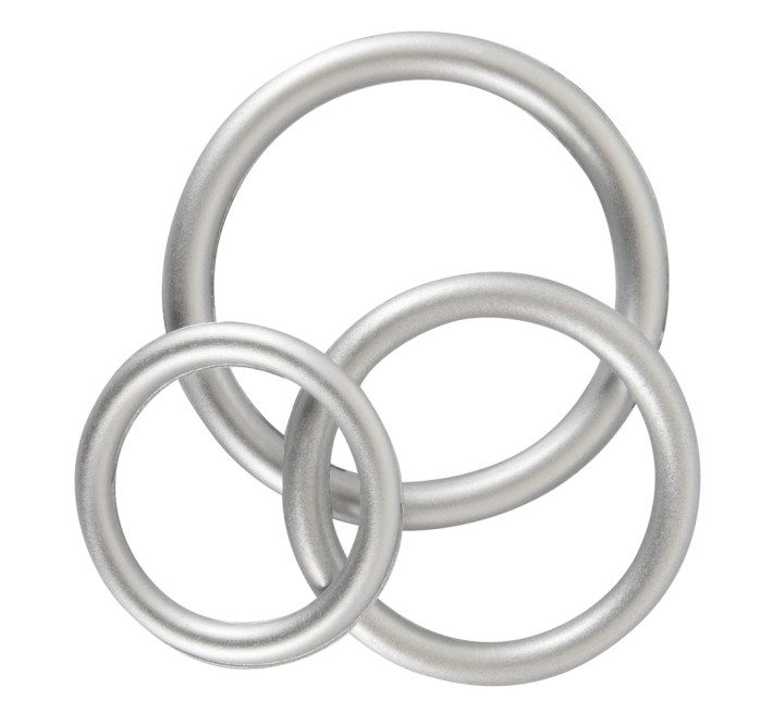 Набір ерекційних кілець You2Toys Metallic Silicone Cock Ring Set