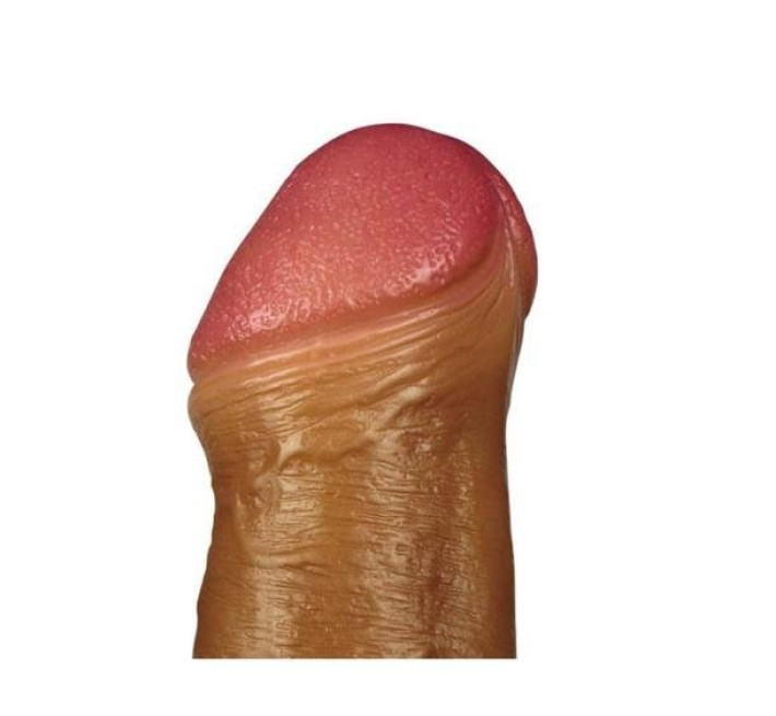 Насадка на член LoveToy Revolutionary Silicone Nature Extender Add 2 Brown 142