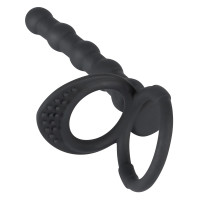 Насадка для подвійного проникнення Black Velvets Cock & Ball Ring