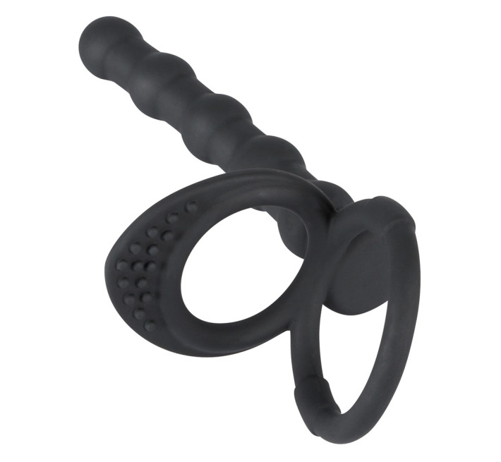 Насадка для подвійного проникнення Black Velvets Cock & Ball Ring