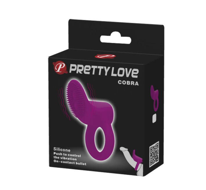 Эрекционное кольцо Pretty Love Cobra Фиолетовое