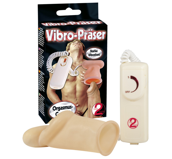 Насадка на член You2Toys Vibro Präser Тілесна