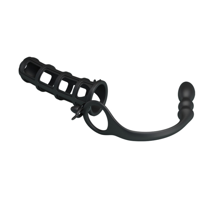 Насадка на член Pretty Love Hercules Penis Sheath Черная BI0557